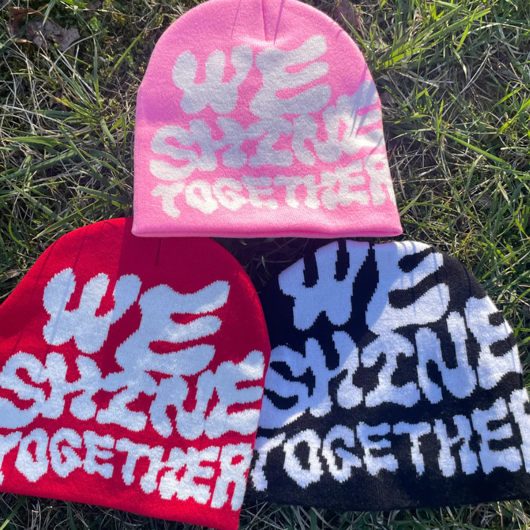 WST Beanie (Red , Pink , Black)