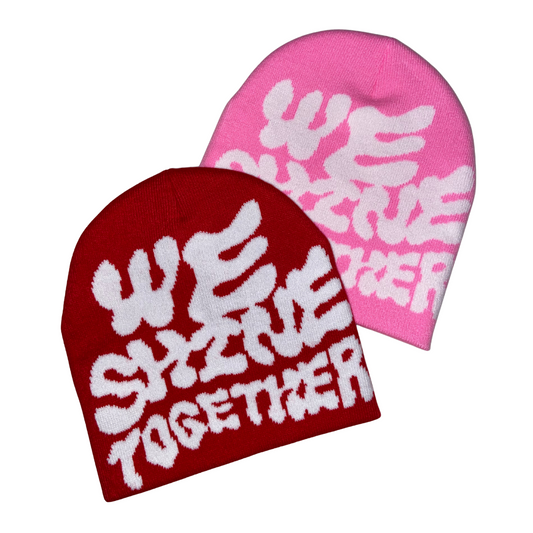 WST Beanie (Red , Pink , Black)